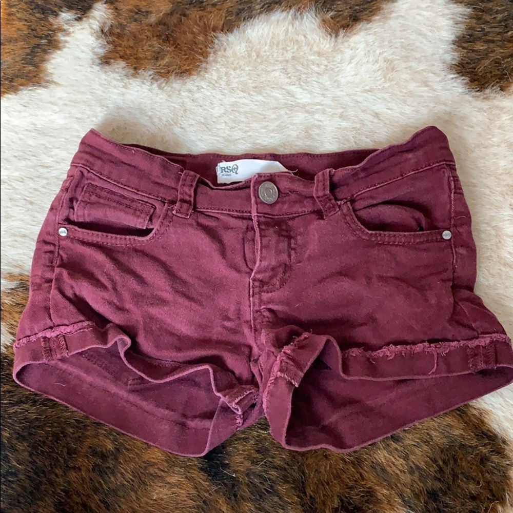 Maroon shorts